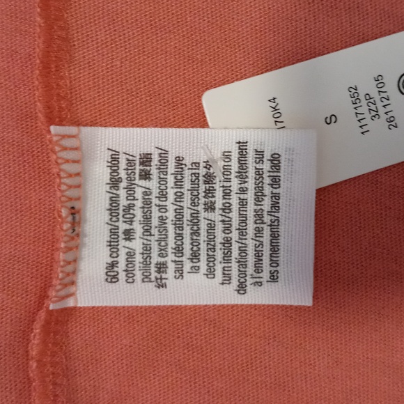 🆕️ 🖤PINK VS🖤 - Peach "Pink" S/S Tee - Picture 5 of 7